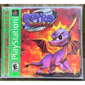 Spyro 2 Ripto's Rage PS1 PlayStation 1 Greatest Hits Complete Manual in Box